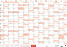 Abbildung von Mega-Posterplaner, rot 2026 | 1. Auflage | 2025 | beck-shop.de