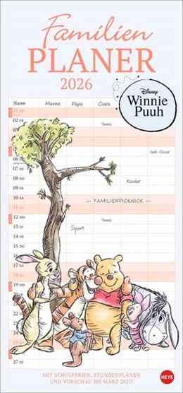 Abbildung von Heye | Winnie Puuh Familienplaner 2026 | 1. Auflage | 2025 | beck-shop.de