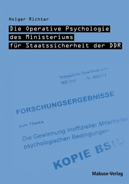 Abbildung von Richter | Die Operative Psychologie des Ministeriums für Staatssicherheit der DDR | 5. Auflage | 2025 | beck-shop.de
