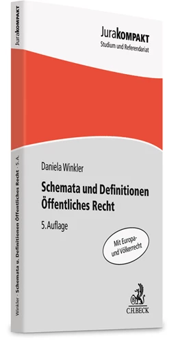 Abbildung von Winkler | Schemata und Definitionen Öffentliches Recht | 5. Auflage | 2025 | beck-shop.de