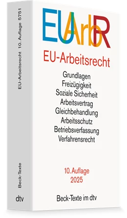 Abbildung von EU-Arbeitsrecht: EUArbR | 10. Auflage | 2025 | 5751 | beck-shop.de