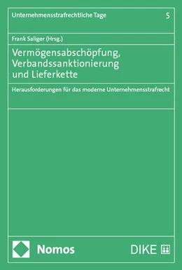 Abbildung von Saliger | Vermögensabschöpfung, Verbandssanktionierung und Lieferkette | 1. Auflage | 2025 | beck-shop.de