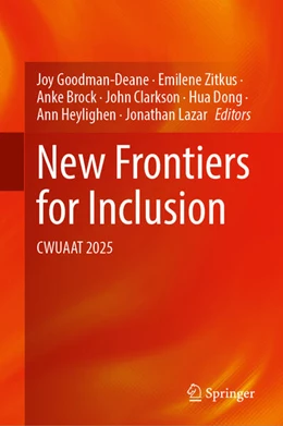 Abbildung von Goodman-Deane / Zitkus | New Frontiers for Inclusion | 1. Auflage | 2025 | beck-shop.de