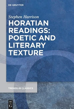 Abbildung von Harrison | Horatian Readings: Poetic and Literary Texture | 1. Auflage | 2025 | 189 | beck-shop.de