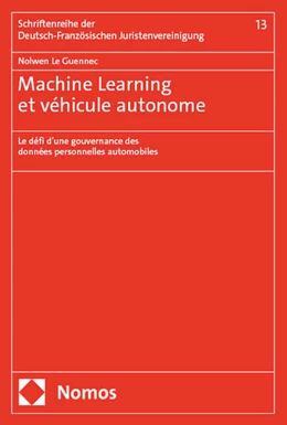 Abbildung von Le Guennec | Machine Learning et véhicule autonome | 1. Auflage | 2025 | 13 | beck-shop.de