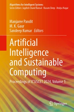 Abbildung von Pandit / Gaur | Artificial Intelligence and Sustainable Computing | 1. Auflage | 2025 | beck-shop.de