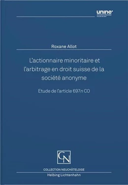 Abbildung von Allot | L’actionnaire minoritaire et l’arbitrage en droit suisse de la société ano-nyme
 | 1. Auflage | 2025 | beck-shop.de