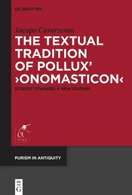 Abbildung von Cavarzeran | The Textual Tradition of Pollux’ ›Onomasticon‹ | 1. Auflage | 2025 | 2 | beck-shop.de