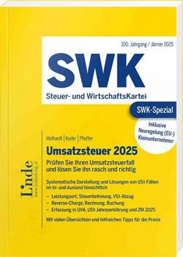 Abbildung von Melhardt / Kuder | SWK-Spezial Umsatzsteuer 2025 | 1. Auflage | 2025 | beck-shop.de