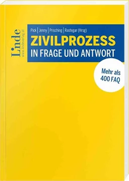 Abbildung von Pick / Jenny | Zivilprozess in Frage und Antwort | 1. Auflage | 2025 | beck-shop.de