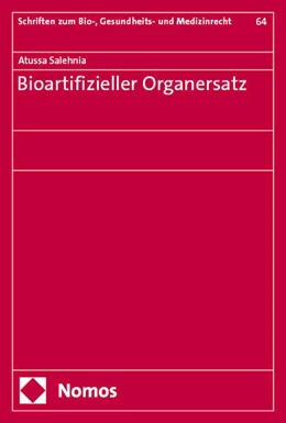 Abbildung von Salehnia | Bioartifizieller Organersatz | 1. Auflage | 2025 | 64 | beck-shop.de