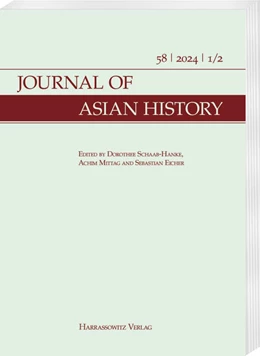 Abbildung von Eicher / Mittag | Journal of Asian History 58 (2024)1+2 | 1. Auflage | 2024 | 58 | beck-shop.de