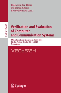 Abbildung von Ben Hedia / Ghazel | Verification and Evaluation of Computer and Communication Systems | 1. Auflage | 2025 | beck-shop.de
