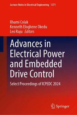 Abbildung von Colak / Okedu | Advances in Electrical Power and Embedded Drive Control | 1. Auflage | 2025 | beck-shop.de