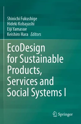 Abbildung von Fukushige / Kobayashi | EcoDesign for Sustainable Products, Services and Social Systems I | 1. Auflage | 2025 | beck-shop.de