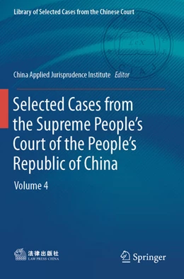 Abbildung von Selected Cases from the Supreme People’s Court of the People’s Republic of China | 1. Auflage | 2025 | beck-shop.de