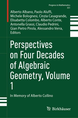 Abbildung von Albano / Aluffi | Perspectives on Four Decades of Algebraic Geometry, Volume 1 | 1. Auflage | 2025 | beck-shop.de