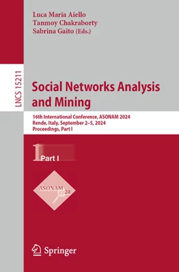 Abbildung von Aiello / Chakraborty | Social Networks Analysis and Mining | 1. Auflage | 2025 | beck-shop.de