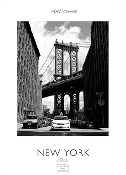 Abbildung von Schawe | New York Kalender schwarz-weiss 2026 59x42cm Grosses Format - Eleganter Schwarz-Weiß-Print mit beeindruckenden New York City Motiven | 1. Auflage | 2025 | beck-shop.de