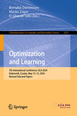 Abbildung von Dorronsoro / Zagar | Optimization and Learning | 1. Auflage | 2025 | beck-shop.de