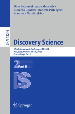 Abbildung von Pedreschi / Monreale | Discovery Science | 1. Auflage | 2025 | beck-shop.de