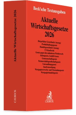Abbildung von Aktuelle Wirtschaftsgesetze 2026 | 27. Auflage | 2026 | beck-shop.de