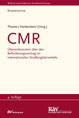 Abbildung von Thume / Hartenstein | CMR - Kommentar | 4. Auflage | 2024 | beck-shop.de