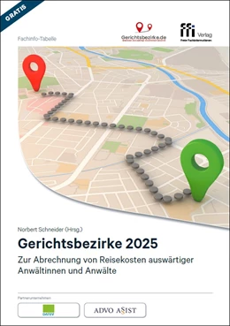 Abbildung von Schneider (Hrsg.) | Fachinfo-Tabelle Gerichtsbezirke 2025 | | 2025 | beck-shop.de