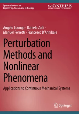 Abbildung von Luongo / D'Annibale | Perturbation Methods and Nonlinear Phenomena | 1. Auflage | 2025 | beck-shop.de