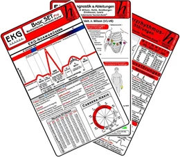 Abbildung von Hawelka Verlag | EKG Basic Set - PRO (3er Set) 2025 - Medizinische Taschen-Karte | 1. Auflage | 2025 | beck-shop.de