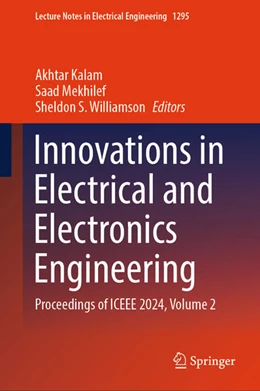 Abbildung von Kalam / Mekhilef | Innovations in Electrical and Electronics Engineering | 1. Auflage | 2025 | beck-shop.de