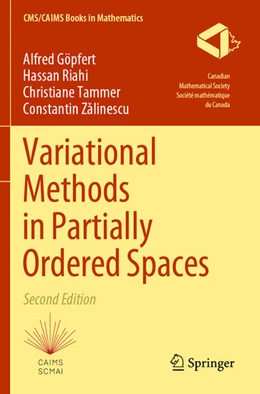 Abbildung von Göpfert / Riahi | Variational Methods in Partially Ordered Spaces | 2. Auflage | 2024 | 7 | beck-shop.de