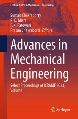 Abbildung von Chakraborty / Misra | Advances in Mechanical Engineering | 1. Auflage | 2025 | beck-shop.de