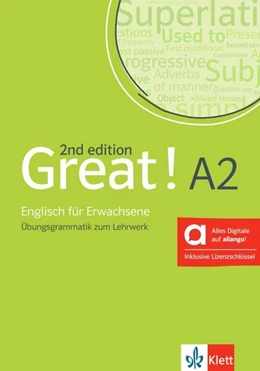 Abbildung von Great! A2 2nd edition - Hybride Ausgabe allango. Übungsgrammatik zum Lehrwerk | 1. Auflage | 2025 | beck-shop.de