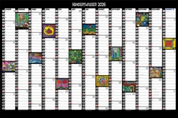 Abbildung von Wörner Verlag GmbH | Hundertwasser Mini-Jahresplaner Art 2026 | 1. Auflage | 2025 | beck-shop.de