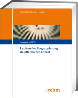 Abbildung von Teichert / Salomon-Hengst | Lexikon der Eingruppierung - mit Aktualisierungsservice | 1. Auflage | 2024 | beck-shop.de