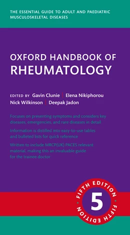 Abbildung von Clunie / Jadon | Oxford Handbook of Rheumatology | 5. Auflage | 2025 | beck-shop.de