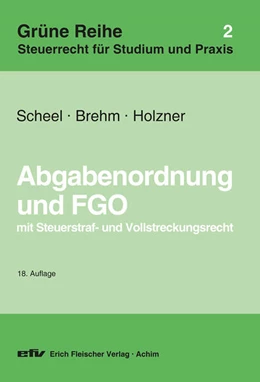 Abbildung von Scheel / Brehm | Abgabenordnung und FGO | 18. Auflage | 2026 | Band 2 | beck-shop.de