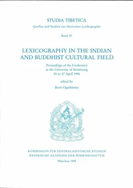 Abbildung von Studia Tibetica Band 4: Lexicography in the Indian and Buddhist cultural field | 1. Auflage | 1998 | beck-shop.de