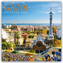 Abbildung von Flame | Gaudí - Antoni Gaudí 2026 - Original Flame Tree Publishing-Kalender [Kalender] | 1. Auflage | 2025 | beck-shop.de