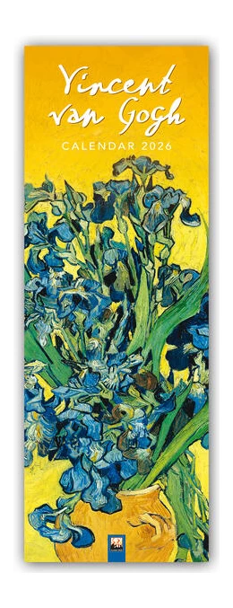 Abbildung von Flame | Vincent van Gogh - Slimline-Kalender 2026 - Original Flame Tree Publishing-Kalender Slimeline [Kalender] | 1. Auflage | 2025 | beck-shop.de