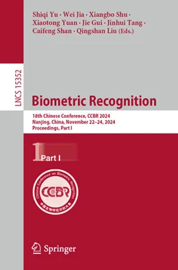 Abbildung von Yu / Jia | Biometric Recognition | 1. Auflage | 2025 | beck-shop.de