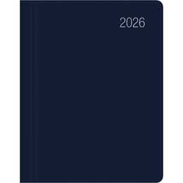 Abbildung von Zettler Kalender | Taschenkalender blau 2026 - Büro-Kalender 8,3x10,7 - 1W/2S - flexibler Kunststoffeinband - 660-1015-1 | 3. Auflage | 2025 | beck-shop.de