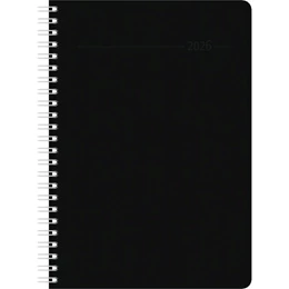 Abbildung von Zettler | Wochenplaner Balacron schwarz 2026 - Büro-Kalender A5 - Cheftimer - black - Ringbindung - 1 Woche 2 Seiten - 128 Seiten - Zettler | 1. Auflage | 2025 | beck-shop.de
