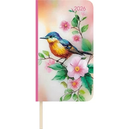 Abbildung von Alpha Edition | Lady Journal Slim Bird 2026 - Taschen-Kalender 9x15,6 cm - Weekly - 128 Seiten - Notiz-Buch - mit Info- und Adressteil - Alpha Edition | 1. Auflage | 2025 | beck-shop.de