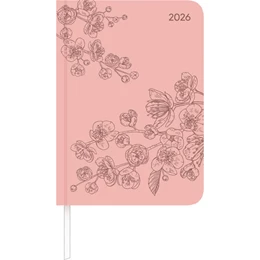 Abbildung von Alpha Edition | Lady Journal Deluxe Salmon 2026 - Taschen-Kalender A6 (10,7x15,2 cm) - Tucson Einband - mit Motivprägung - Weekly - 192 Seiten - Alpha Edition | 1. Auflage | 2025 | beck-shop.de