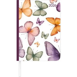 Abbildung von Alpha Edition | Lady Journal Butterfly 2026 - Schmetterling - Taschenkalender A6 (10,7x15,2 cm) - Weekly - 192 Seiten - Notiz-Buch - Termin-Planer - Alpha Edition | 1. Auflage | 2025 | beck-shop.de