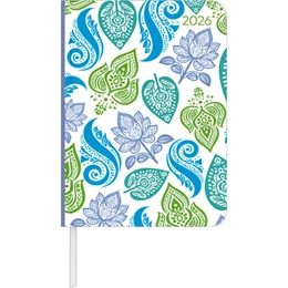 Abbildung von Alpha Edition | Daily Journal Paisley 2026 - Taschen-Kalender A6 - Leuchtturm - Day By Day - 352 Seiten - Notiz-Buch - Alpha Edition | 1. Auflage | 2025 | beck-shop.de