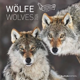 Abbildung von Alpha Edition | Wölfe 2026 - Broschürenkalender 30x30 cm (30x60 geöffnet) - Kalender mit Platz für Notizen - Wolves - Bildkalender - Wandplaner - Alpha Edition | 1. Auflage | 2025 | beck-shop.de