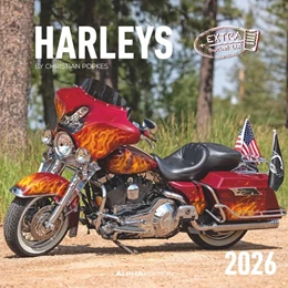 Abbildung von Harleys 2026 - Broschürenkalender 30x30 cm (30x60 geöffnet) - Kalender mit Platz für Notizen - Motorräder - Bildkalender - Wandplaner - Harley-Davidson | 1. Auflage | 2025 | beck-shop.de